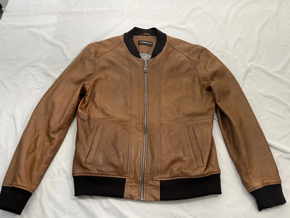 Members Only Leather Coats, Jackets & Vests for Men for Sale