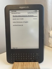 Amazon Kindle Keyboard 3rd Generation E-Book Reader Graphite Brand-New Battery
