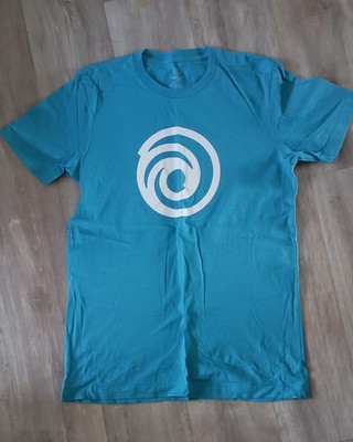 Original Ubisoft Escape Games T-Shirt blau Gaming Unisex (M)