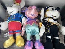 Bundle Mickey Mouse Plush 50th Series Lot Of 3