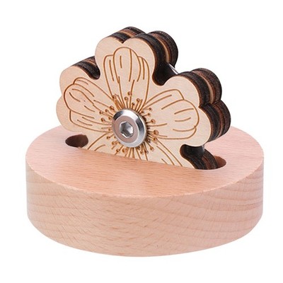 Wooden Flower Thread Cutter for Sewing and Quilting Craft Tool