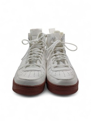 Nike SF Air Force 1 Mid Red Ivory Sneakers 917753 100 Men’s Size 8.5 CLEAN Size 8.5 - Nike SF Air Force 1 Mid Red Ivory for sale online  main image 3