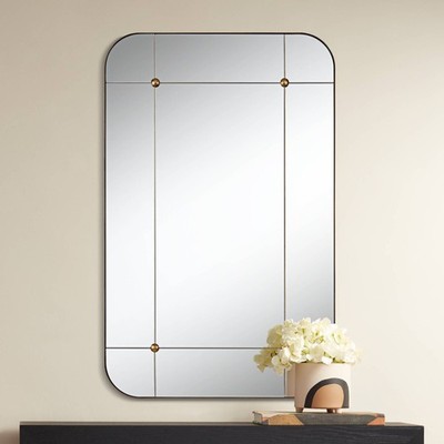 Uttermost Placid 24x38 Aged Gold Segmented Wall Mirror