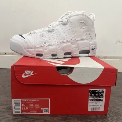 Nike Air More Uptempo '96 White Midnight Navy - DH8011 100 - Taille 42 - NEUVE - Photo 1/4