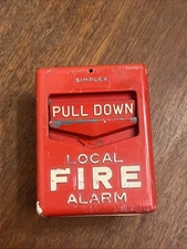 SIMPLEX 4251-1 Pull Down Local Fire Alarm Switch 125 volts 3 amps Used