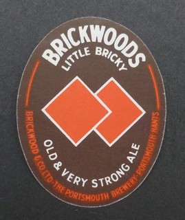 Beer Label Portsmouth (Brickwoods & Co Brewers Little Bricky Strong Ale )