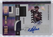 2020 Panini Absolute Spectrum Purple 12/25 Ronald Bolanos #TOT3-RB Auto 4z8