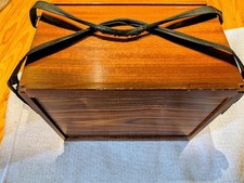 Large Wooden Sliding Top Box 14x9x 11  - Solid Wood Quality Built