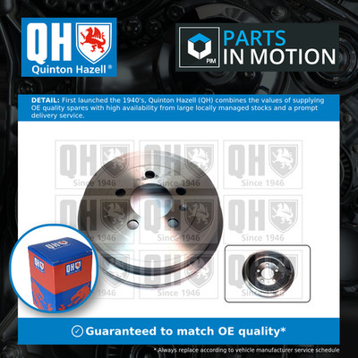 Brake Drum fits VW POLO Mk5 1.6D Rear 2009 on QH 6Q0609617 600609617 6QE609617