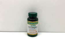 NEW Nature's Bounty Super B-Complex With Folic Acid Plus Vitamin C Tablets 09/28