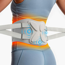 Cordless Heating Pad for Back Pain Relief, Lower Back Massager with Heat  Recha