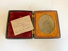 1/6 Plate Tintype of Union Soldier with Personalized Note