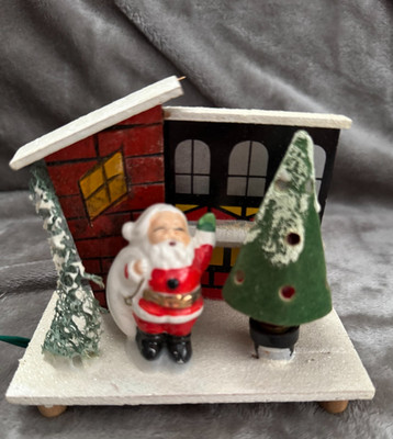 Vintage Twinkle-Lite Christmas Decorations Light Up