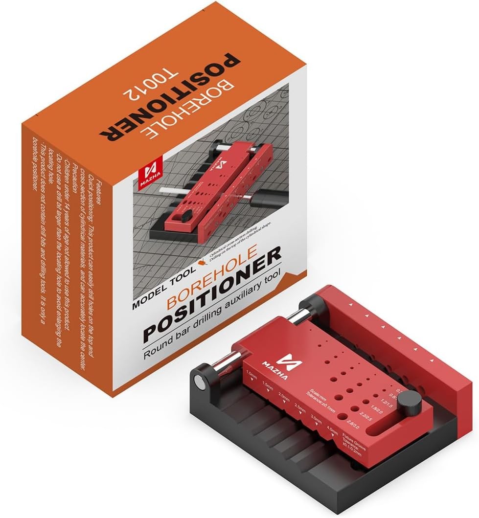 Round Rod Center Locator Drill Guide Jig Punching Hole Locator Drilling Tool