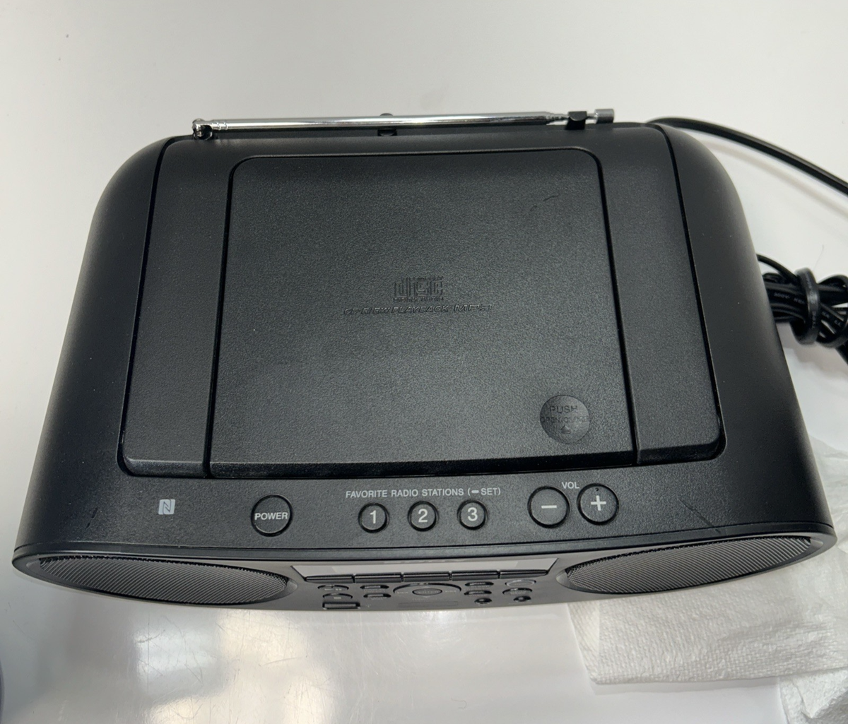 Sony ZS-RS60BT CD Boombox Bluetooth USB Recording AM/FM Radio Mega