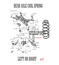 FOR MAZDA CX5 2.0 2.2 2011-2018 REAR BACK SUSPENSION COIL SPRING LEFT OR RIGHT