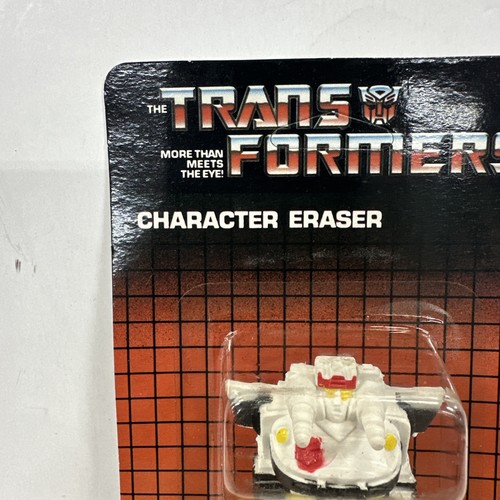 Optimus Prime Character Eraser Transformers 1985 Vintage Hasbro New In Package - Picture 2 of 9