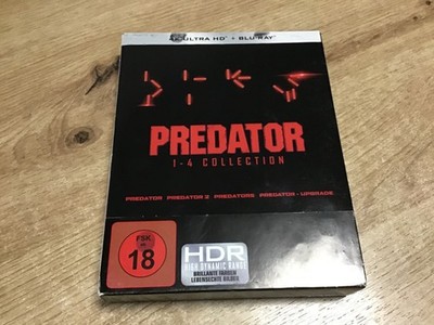 Predator 1-4 4K Ultra HD Blu-ray Collection (4K UHD + Blu-ray) FSK  18