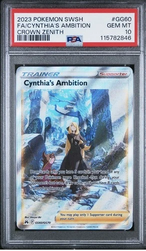 Cynthia's Ambition GG60/GG70 Crown Zenith: Galarian Gallery Holo