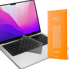 Ultra Thin Keyboard Cover Protector for Macbook Pro 14/16  Air 13/15, Transluce