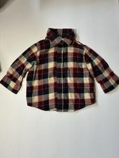 Old Navy Unisex Baby Plaid Button-Up Shirt 3-...