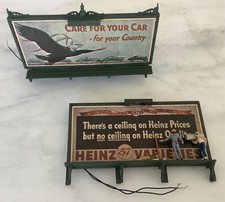 Vintage Ed Suydam Railroad Layout Custom Built Lighted, Detailed Road Signs