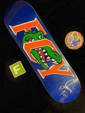 RARE SIGNED Jamie Foy Florida Gators Big Boy Deathwish Skateboard Deck AUTOGRAPH