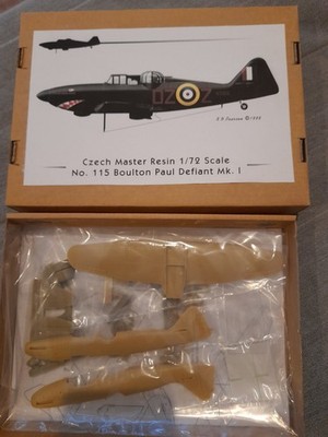 Czechmaster No 115  1/72 Resin Kit - Boulton Paul Defiant Mk.I