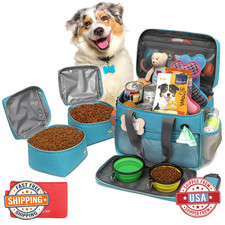 Pmpete Dog Travel Bag for Traveling  Week Away  Overnight Travel Accessories