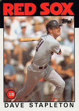 1986 Topps - Dave Stapleton #151 Boston Red Sox