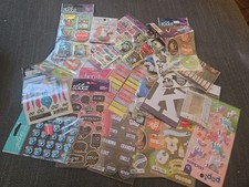 Lot Of Sticker Sheets 21 Pieces