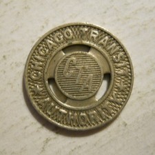 Chicago Transit Authority (Illinois) transit token - IL150Z