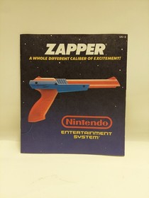 1985 NINTENDO ORANGE ZAPPER Model NES-005 With Manual