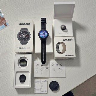 SMARTWATCH AMAZFIT T REX 3 PRO 48 MM HELIO RING MISURA 12 ASTA DA 1 EURO ENTRA