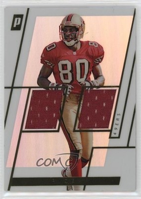 2006 Topps Paradigm Dual Relics Gold 4/25 Jerry Rice #TP-JR HOF 5xh