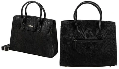 Sac A Main Noir Neuf Effet Serpent Neuf - Photo 1/4
