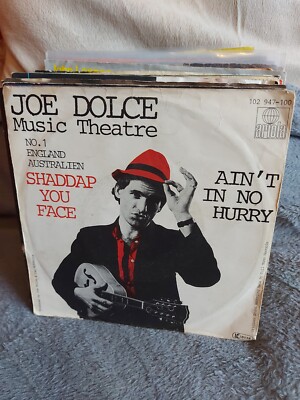 Single7''2mal Joe Dolce-Shaddap You Face..10 CC..Rubber Bullets  Siehe Fotos