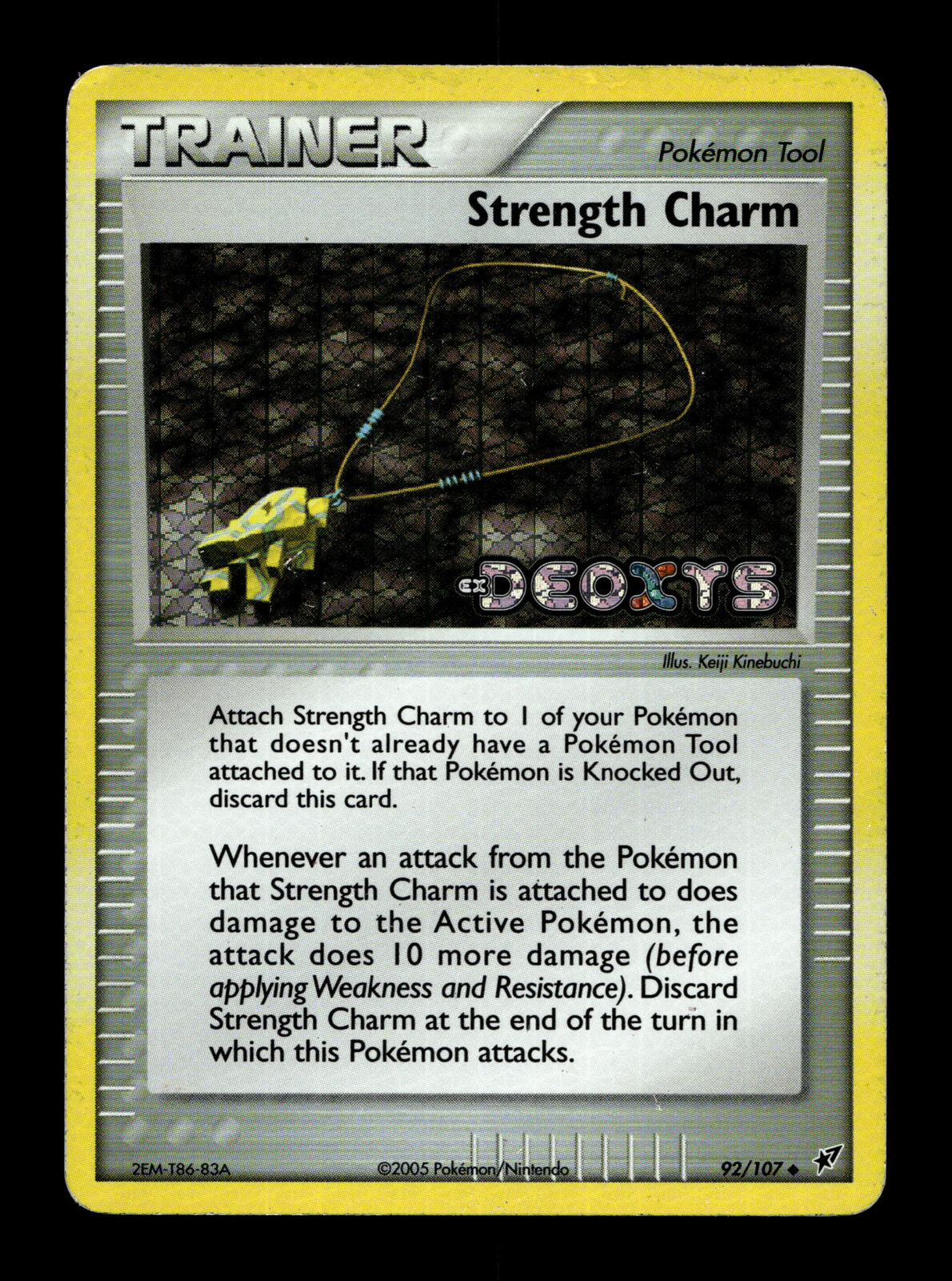 Strength Charm [Reverse Holo] #92 Pokemon Deoxys