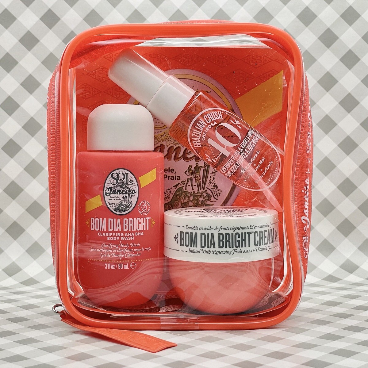 Sol de Janeiro Bom Dia Bright Jet Set 3pc Body Cream Wash Mist