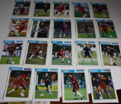 Lot 19 Fiches Joueurs FC Metz, Collection Onze, Toutes époques