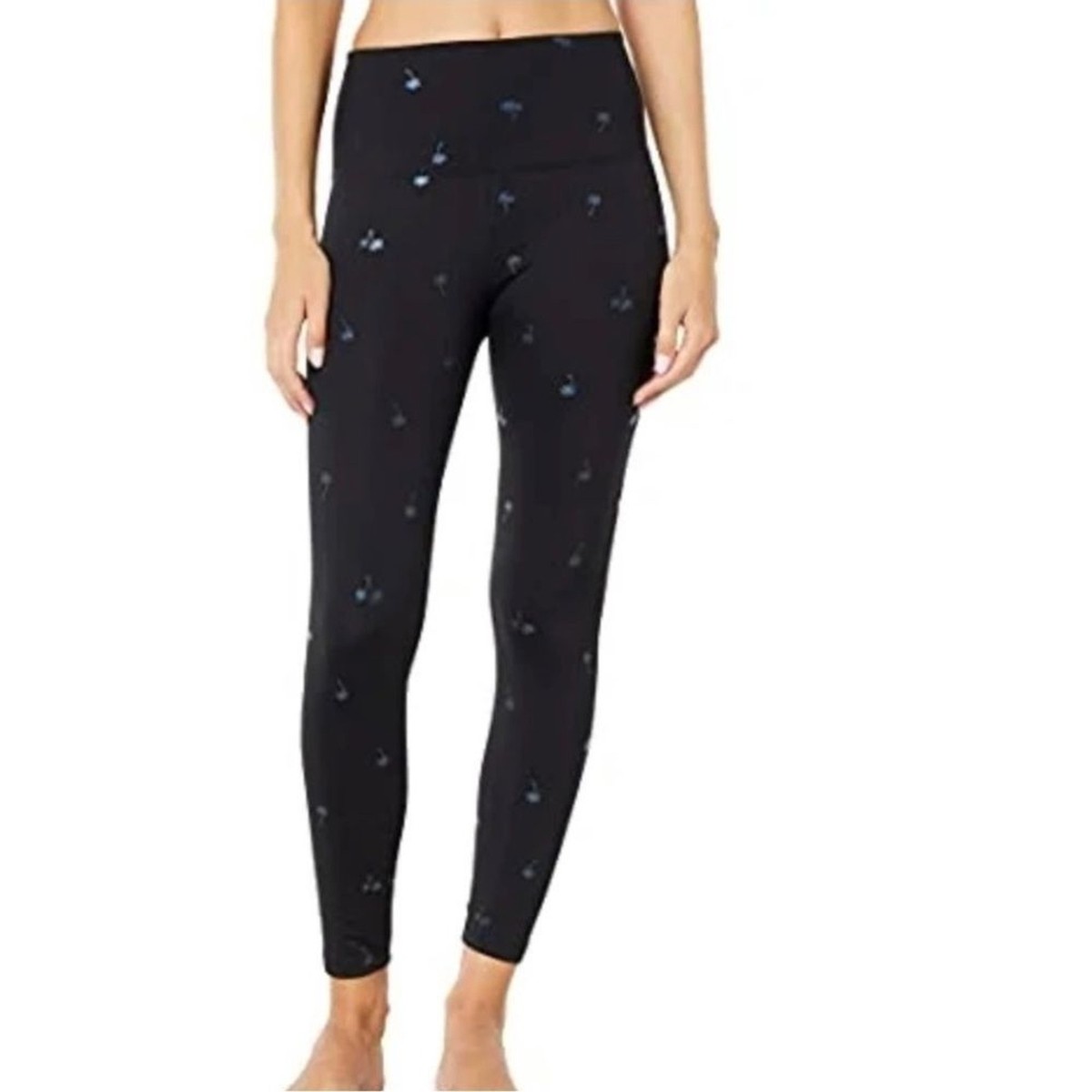 Beyond Yoga Black Palm Tree Leggings Size XS