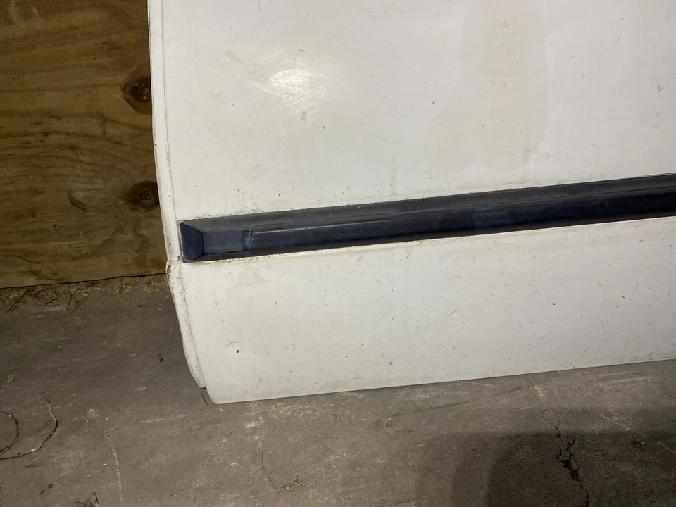 84-91 BMW Sedán Driver LH Puerta Trasera Blanca Completa OEM 318i 325i 325ix E30 #806E Foto 3 de 4