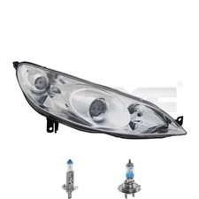 Scheinwerfer rechts inkl. OSRAM Lampen mit LWR Motor für Peugeot 407 SW 6E_