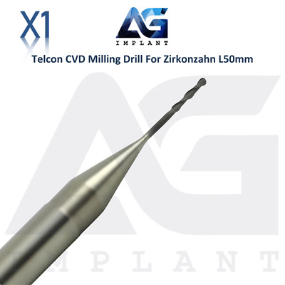 Telcon Dental CVD Milling Drill For Zirkonzahn System Ø6.0mm Restoration Tool