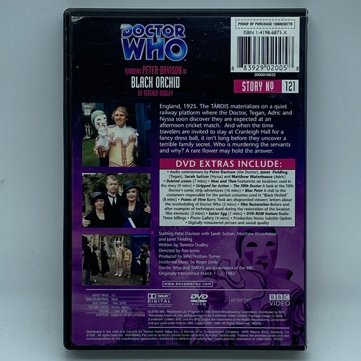 Doctor Who: Black Orchid - Episode 121 [DVD](中古品)