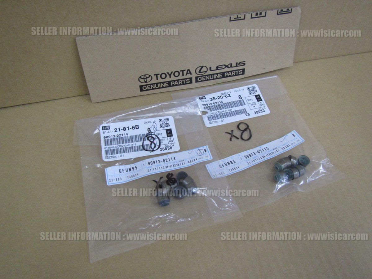 TOYOTA ALTEZZA SXE10 BEAMS SEAL VALVE STEM OIL SET X16pc 90913