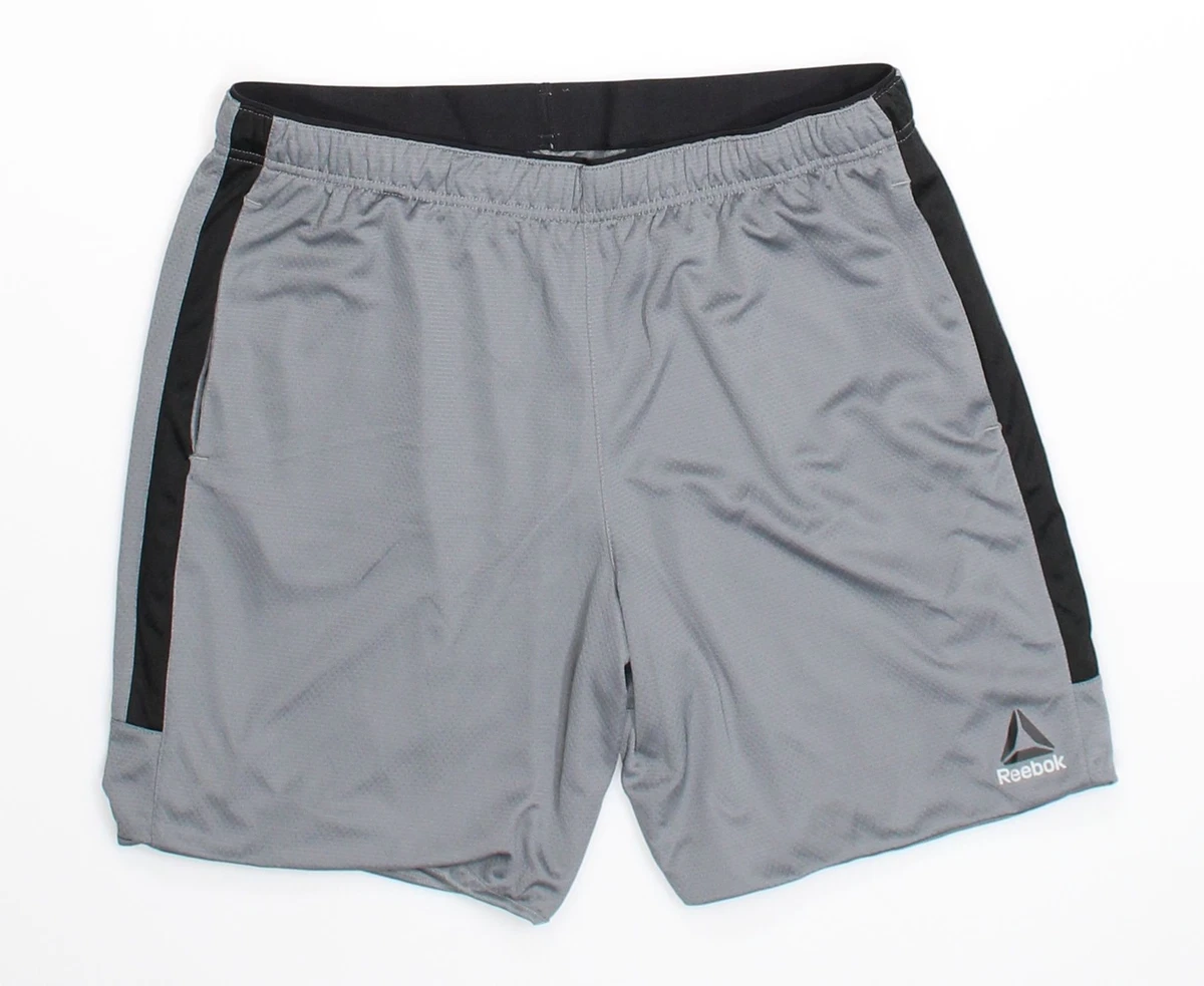 Reebok shorts on sale mens silver