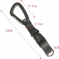 Tactical Molle Strap Key Ring Carabiner for Hiking Sports