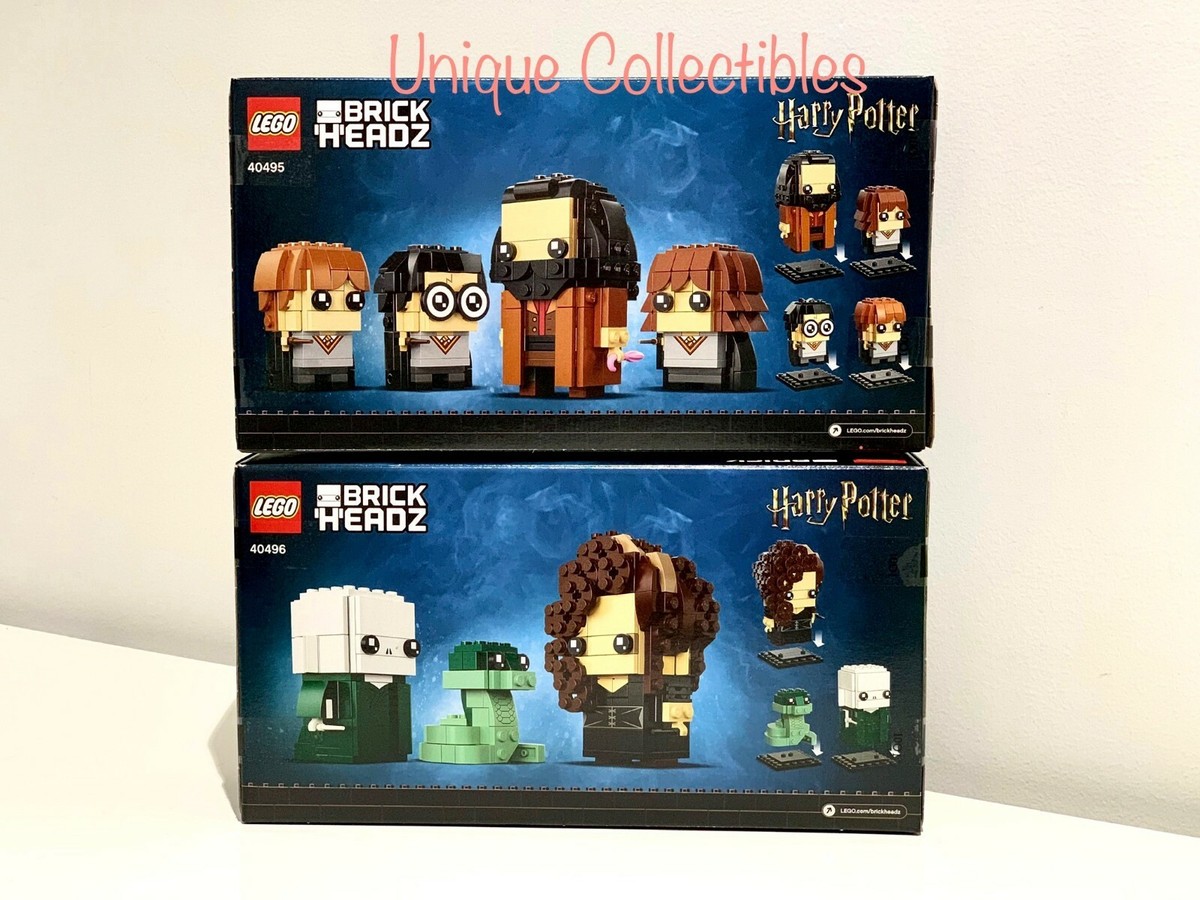 LEGO 40495 40496 Harry Potter Brickheadz Brand New