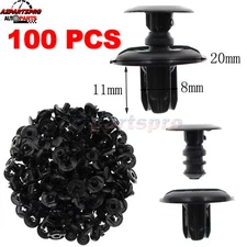 100pcs Radiator Cover Clip for Honda Element RSX RDX Odyssey Pilot 5DR 8mm Hole